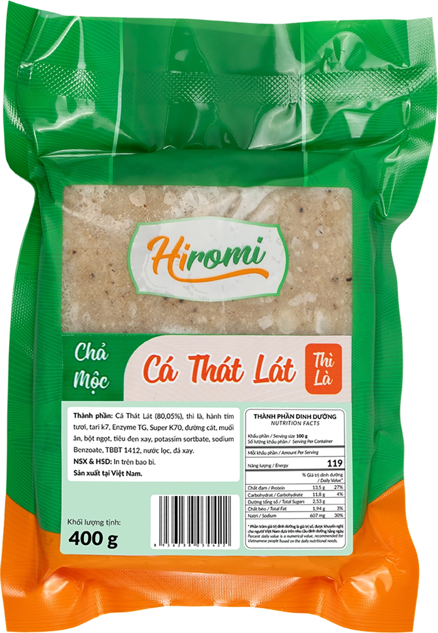 Chả Cá Thác Lác Thì Là Tươi Mộc 400g